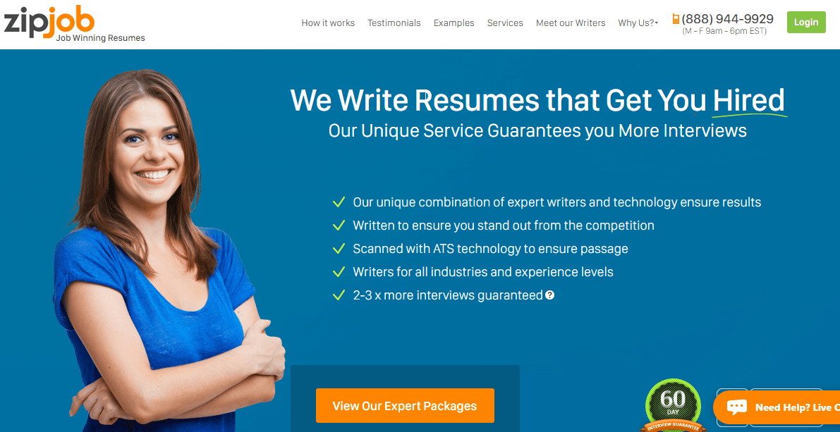 reviews of zipjob resume service